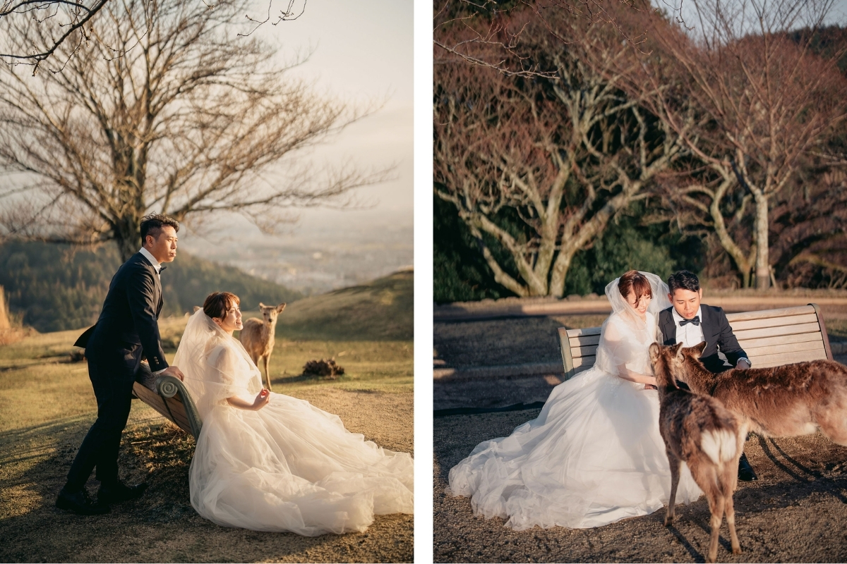 Kyoto Pre-Wedding Photoshoot with Eikando Temple, Kinosaki, Nara Deer Park & Mt. Wakakusa by Kinosaki on OneThreeOneFour 21