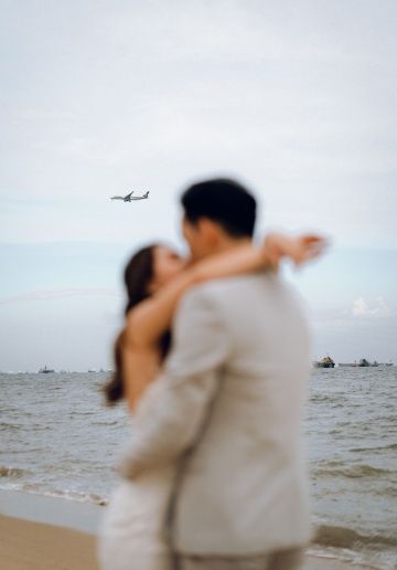 Prewedding Photoshoot At East Coast Park And Industrial Rooftop
