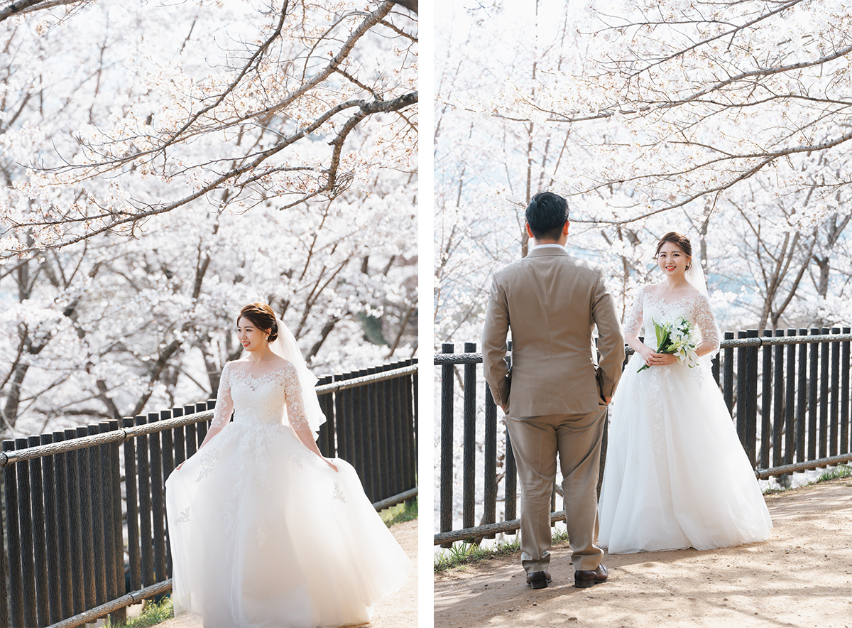 Sakura Prewedding Photoshoot Amidst Mt. Fuji and Tokyo's Full Bloom by Dahe on OneThreeOneFour 13