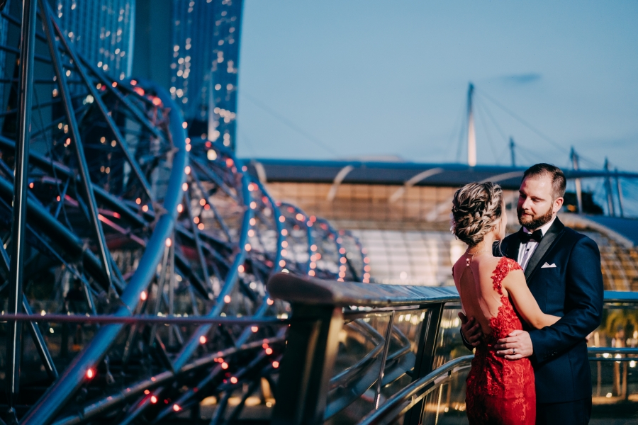 Singapore Post-Wedding Photoshoot At National Museum, Fort Canning Park and Marina Bay For American Couple  by Michael  on OneThreeOneFour 21