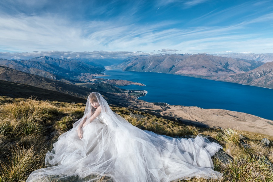 紐西蘭婚紗拍攝 - 雙子湖與薰衣草田 by Fei on OneThreeOneFour 4