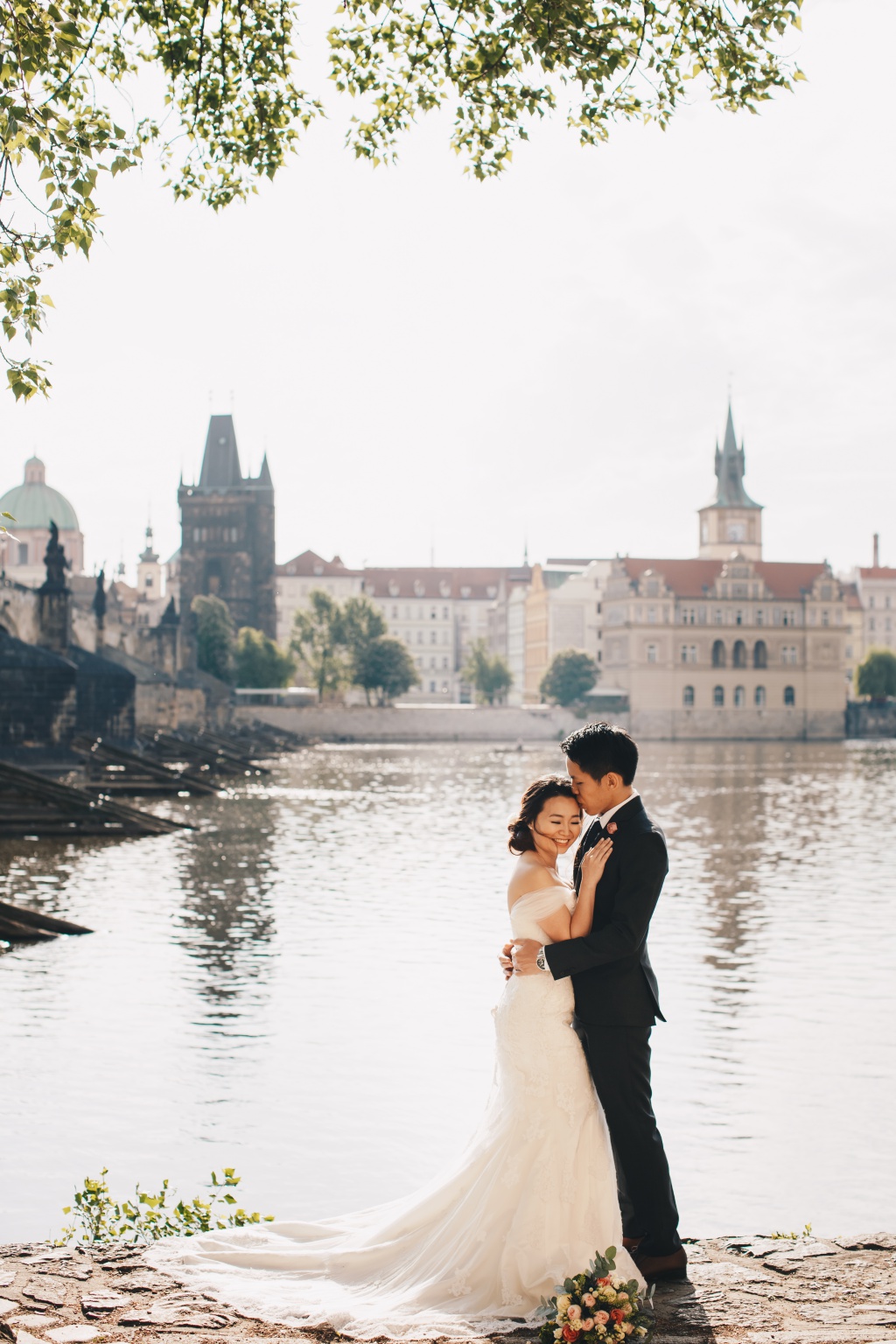 Prague Pre-Wedding Photoshoot At Old Town Square, Vrtba Garden And St. Vitus Cathedral  by Nika  on OneThreeOneFour 6