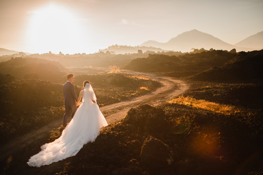 Pre-Wedding Photographer In Bali: Photoshoot At Mount Batur, Kintamani Forest, Cepung Waterfall And Tegal Wangi Beach by Hendra  on OneThreeOneFour 9