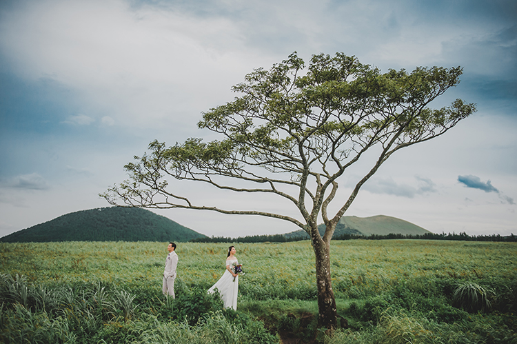 korea jeju island wedding photoshoot