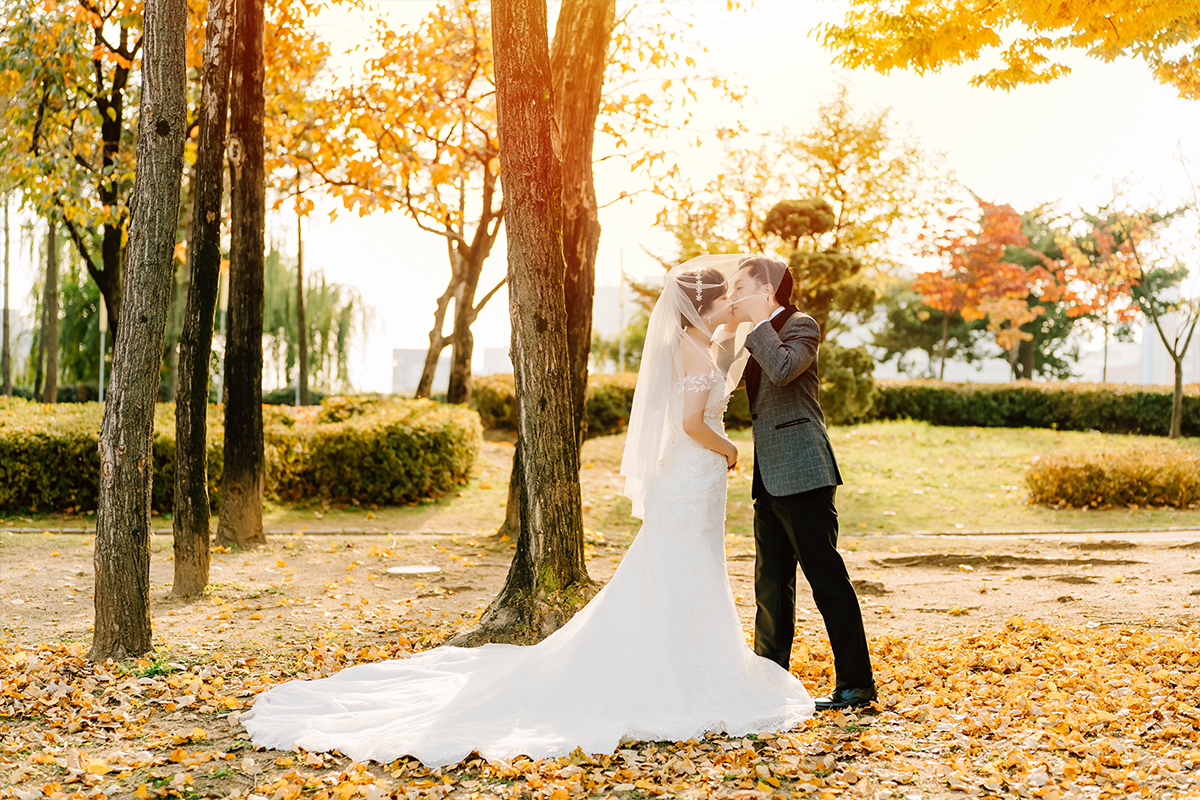 Korea Seoul Autumn Pre-Wedding Photoshoot with Silvergrass at Hanuel Park & Seonyudo Park by Jungyeol on OneThreeOneFour 25