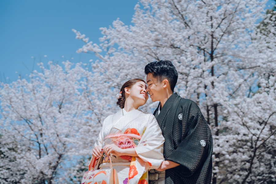 在京都和奈良的盛開之愛：一同迎接櫻花盛放的春季婚紗照拍攝 by Kinosaki on OneThreeOneFour 8