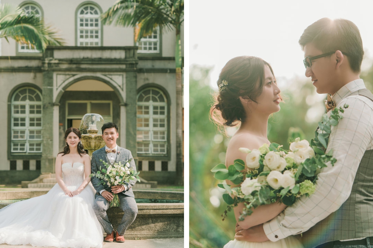 Taiwan Pre-Wedding Photoshoot Local Neighbourhood Street Garden Beach by  on OneThreeOneFour 19