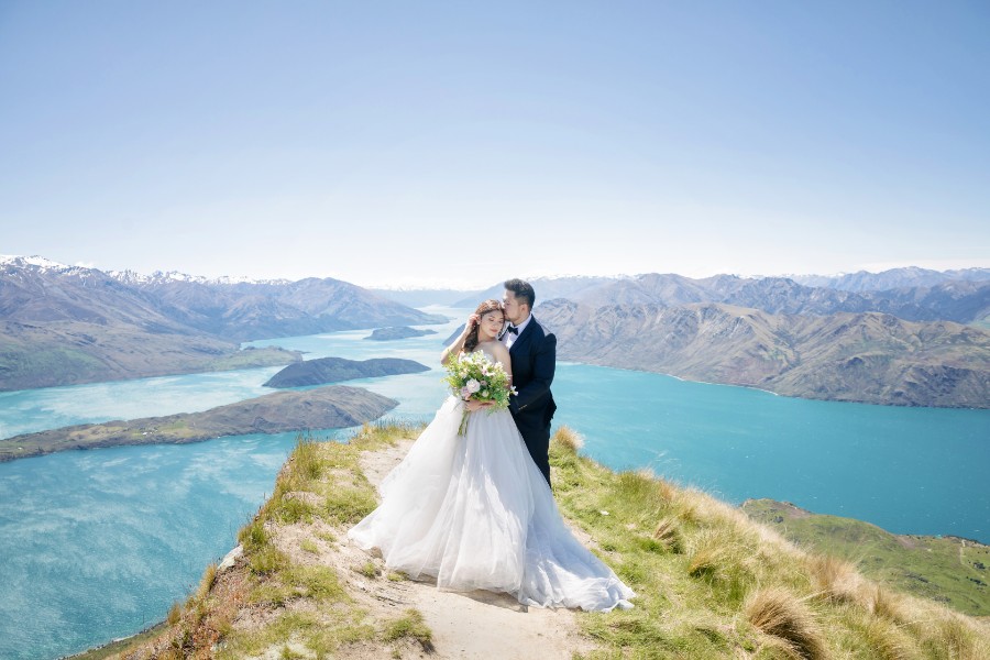 K&M: Dreamy pre-wedding in New Zealand at Coromandel Peak and alpaca farm during Lupin season  by Fei on OneThreeOneFour 4