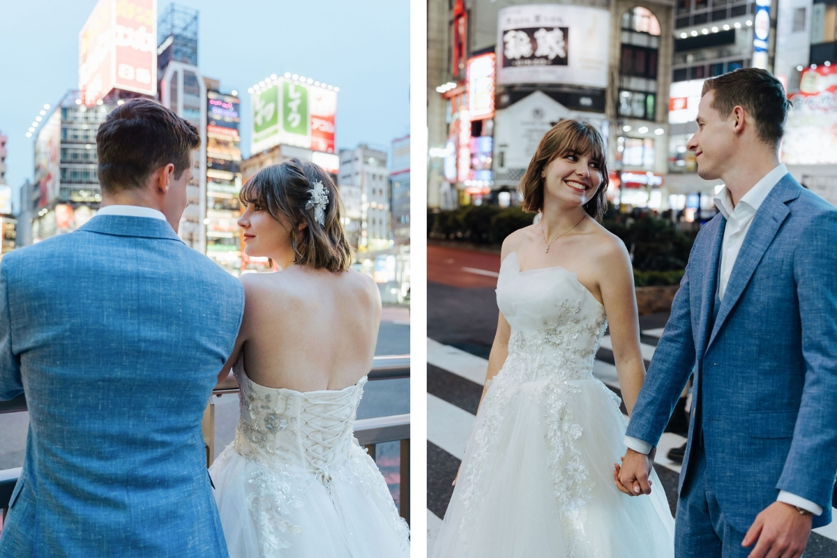 Tokyo Pre-Wedding Photoshoot with Shioiri Park, Lake Kawaguchiko, and Shinjuku by Dahe on OneThreeOneFour 21