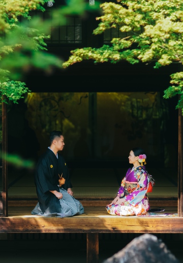 Japan Kyoto Kimono Photoshoot At Gion District And Kennin-Ji Temple 