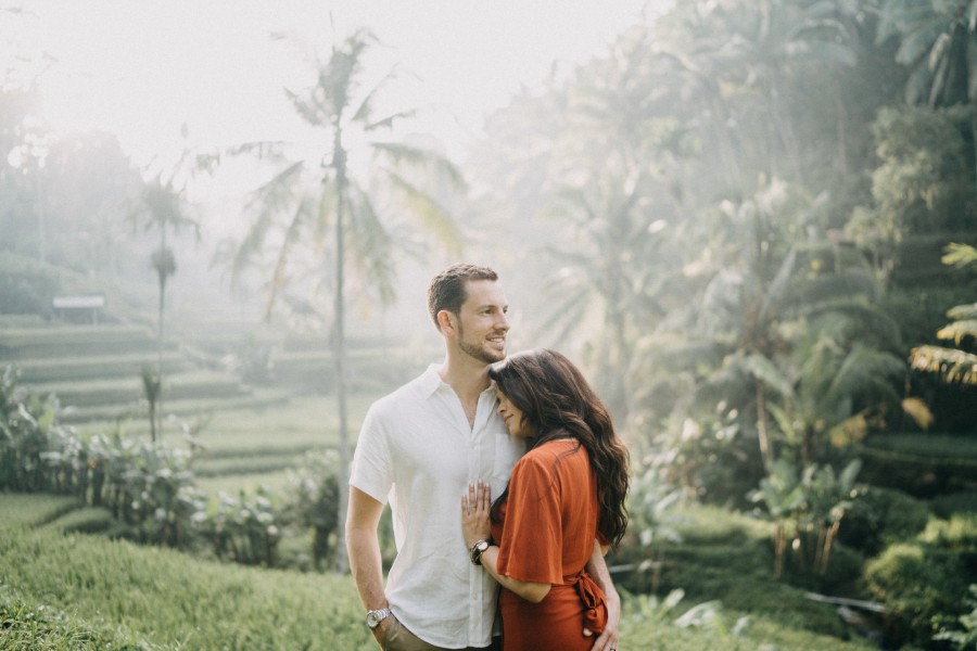 A&Z: Bali Honeymoon Photoshoot at Ceking Rice Terrace by Agus on OneThreeOneFour 14