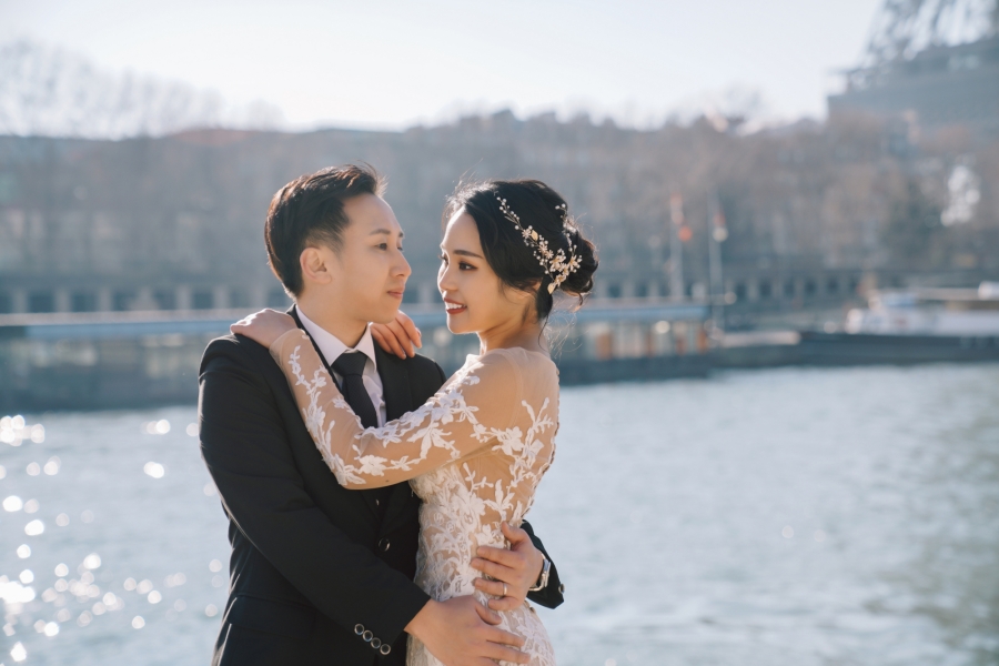 Elegance in Every Frame: Victoria & Eugene's Parisian Engagement Photoshoot by Vin on OneThreeOneFour 17