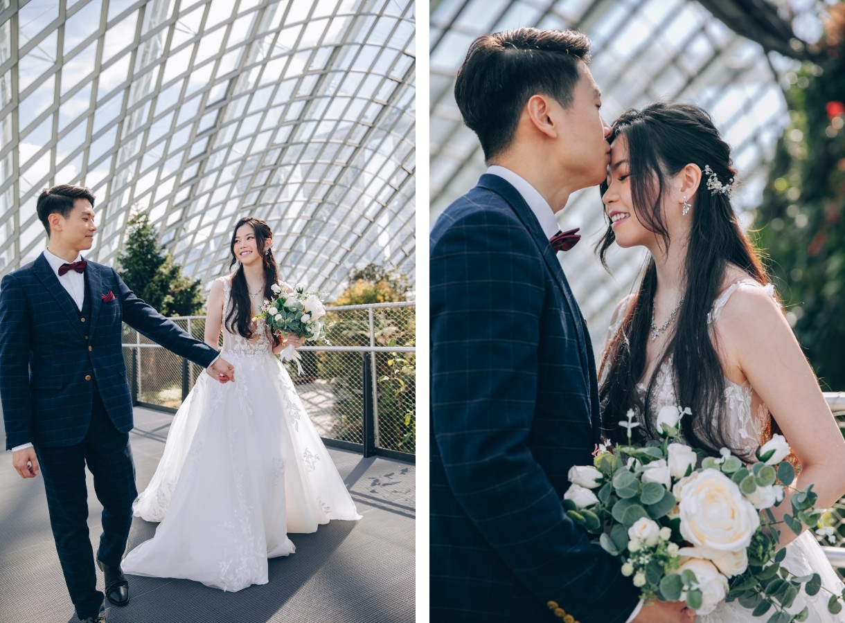 H&J: Fairytale pre-wedding in Singapore at Gardens by the Bay, Fort Canning and sandy beach by Cheng on OneThreeOneFour 11