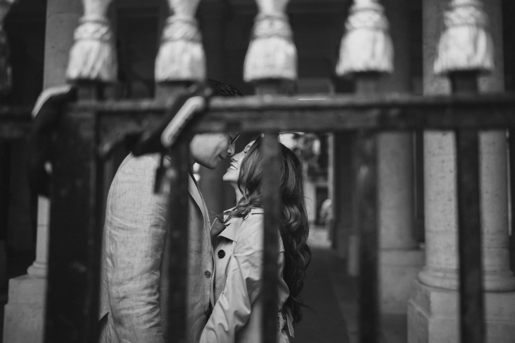 Paris Engagement Photoshoot at Palais Garnier, Galerie Vivienne and Palais Royal by Vin on OneThreeOneFour 24