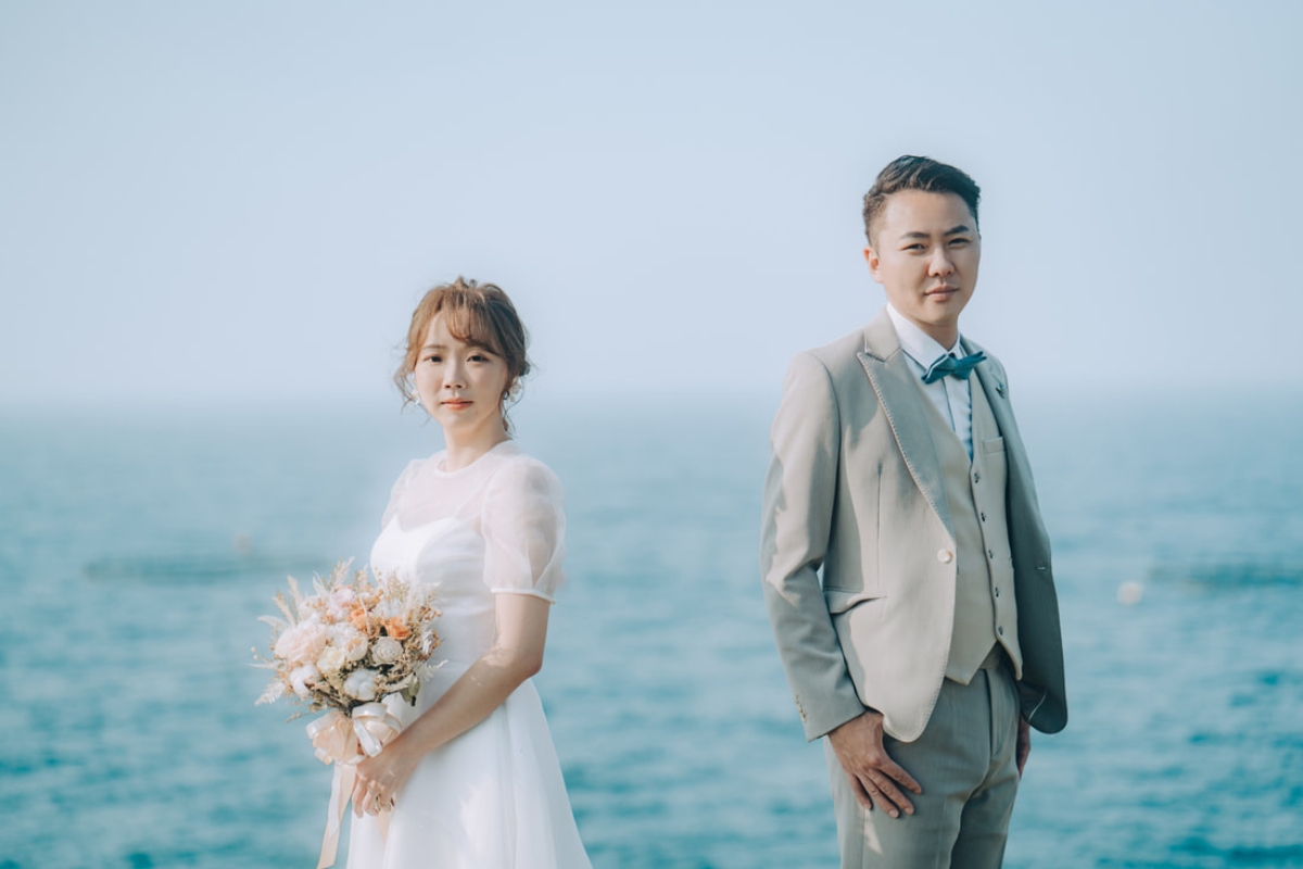 Taiwan Pre-Wedding Photoshoot Ferry Ride Pier Old Town Sea Beach by  on OneThreeOneFour 40