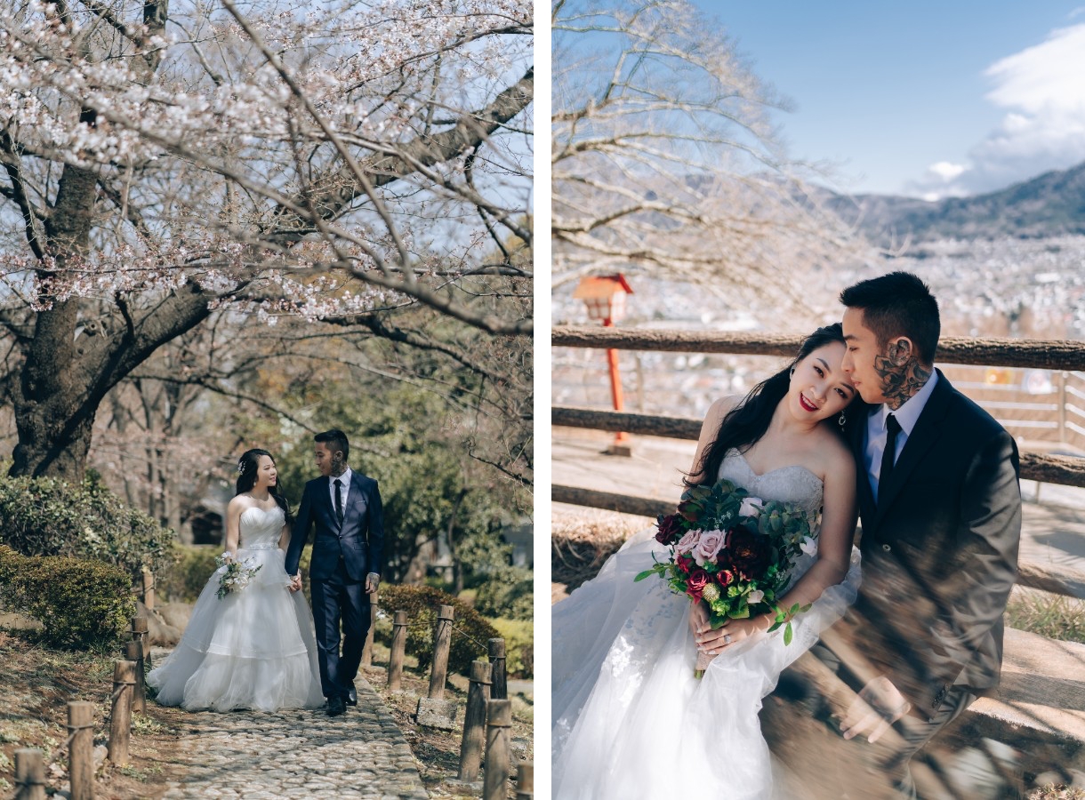 J&A: Pre-wedding in Tokyo with early blooming sakura and Mt Fuji by Dahe on OneThreeOneFour 20