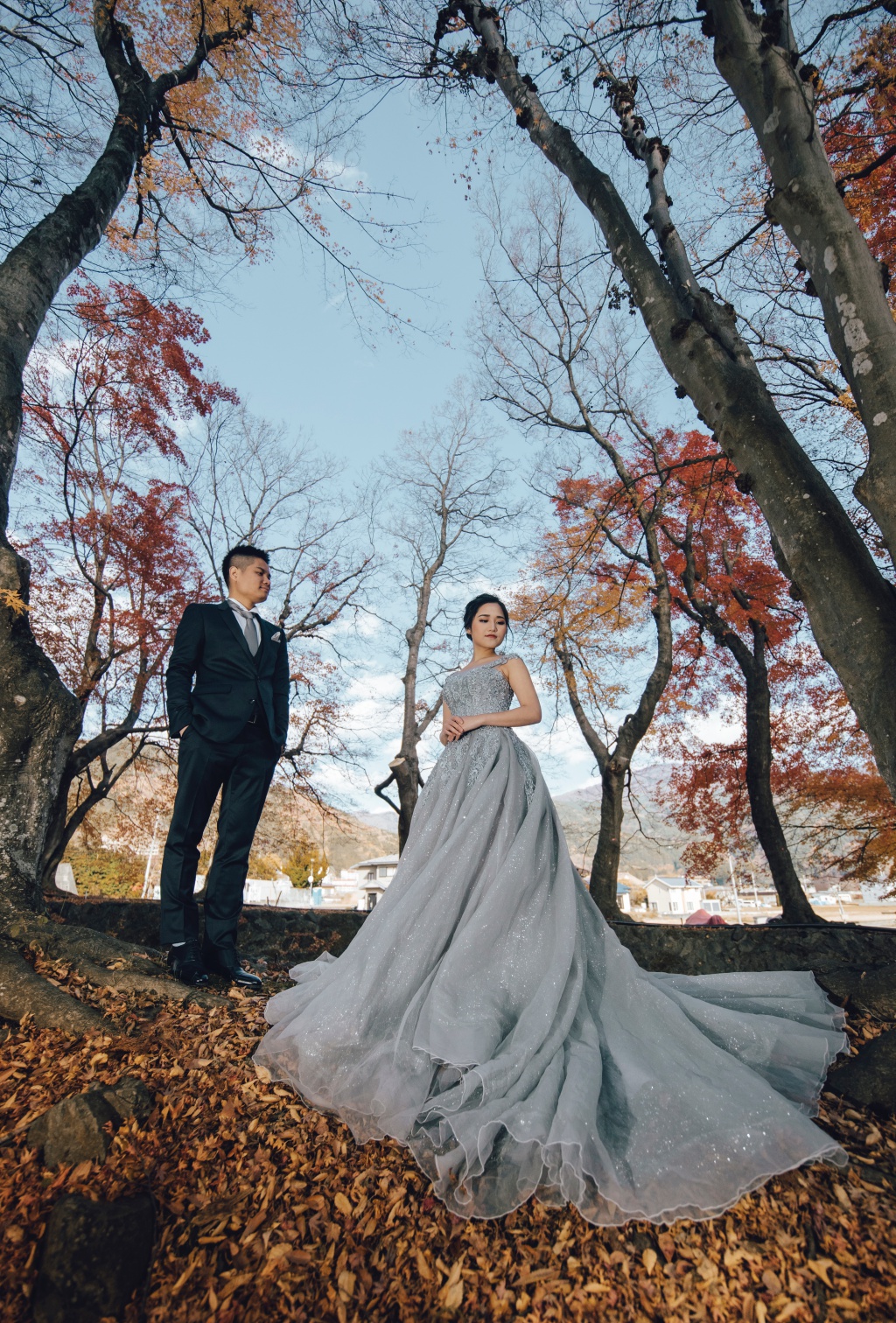 Japan Tokyo Pre Wedding Photoshoot At Mount Fuji And Shrine During