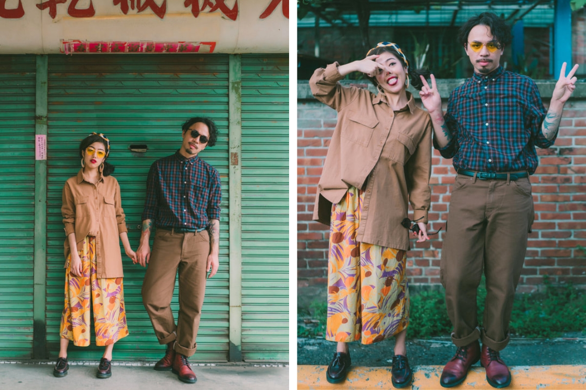 Taiwan Pre-Wedding Photoshoot Zoo Vintage Couple Outfit Streets Retro Vibes by  on OneThreeOneFour 23