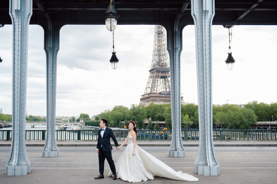 Parisian Elegance: Steven & Diana's Love Story at the Eiffel Tower, Palais Royal, Jardins Du Royal, Avenue de Camoens, and More by Arnel on OneThreeOneFour 4