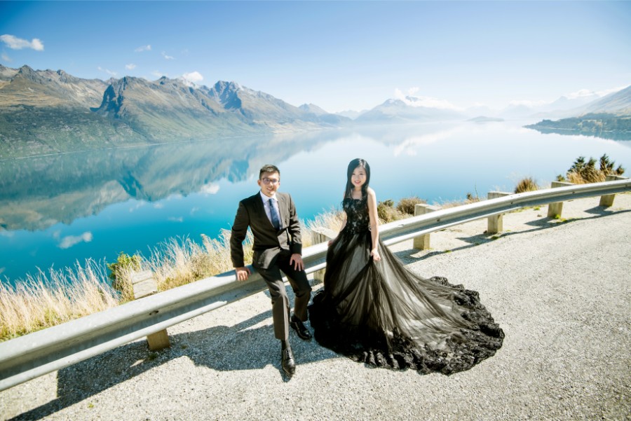 New Zealand Starry Night Prewedding Photoshoot with Alpaca Farm  by Mike on OneThreeOneFour 24