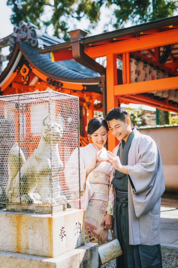 J&G: Kyoto Pre-wedding Photoshoot with Kimono by Shu Hao on OneThreeOneFour 8