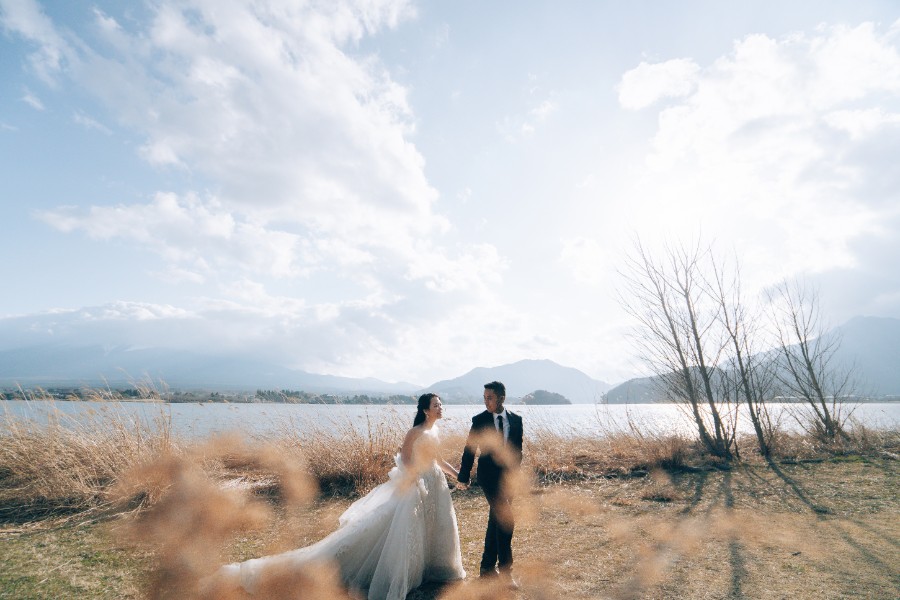 J&A: Pre-wedding in Tokyo with early blooming sakura and Mt Fuji by Dahe on OneThreeOneFour 25
