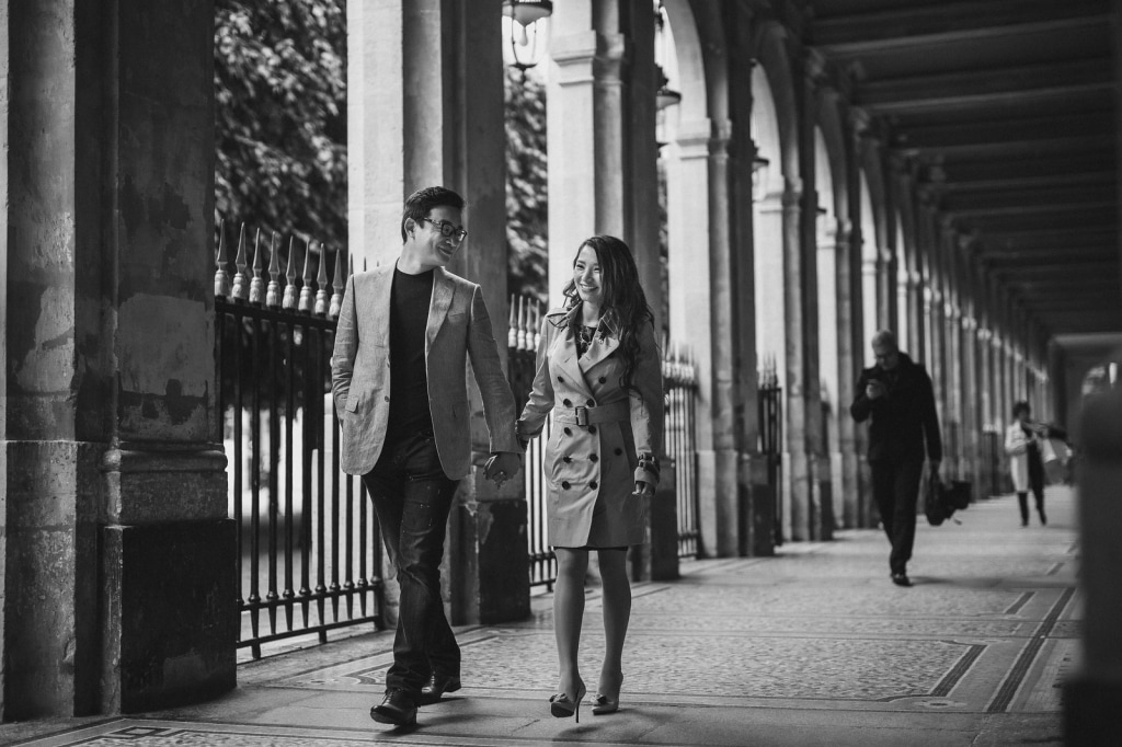 Paris Engagement Photoshoot at Palais Garnier, Galerie Vivienne and Palais Royal by Vin on OneThreeOneFour 21