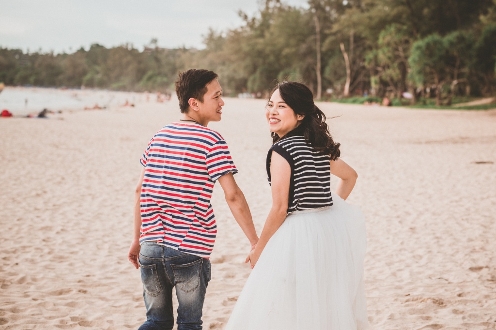 Engagement Photoshoot In Phuket At Phuket Old Town And Beach For Hong Kong Couple by Por  on OneThreeOneFour 30