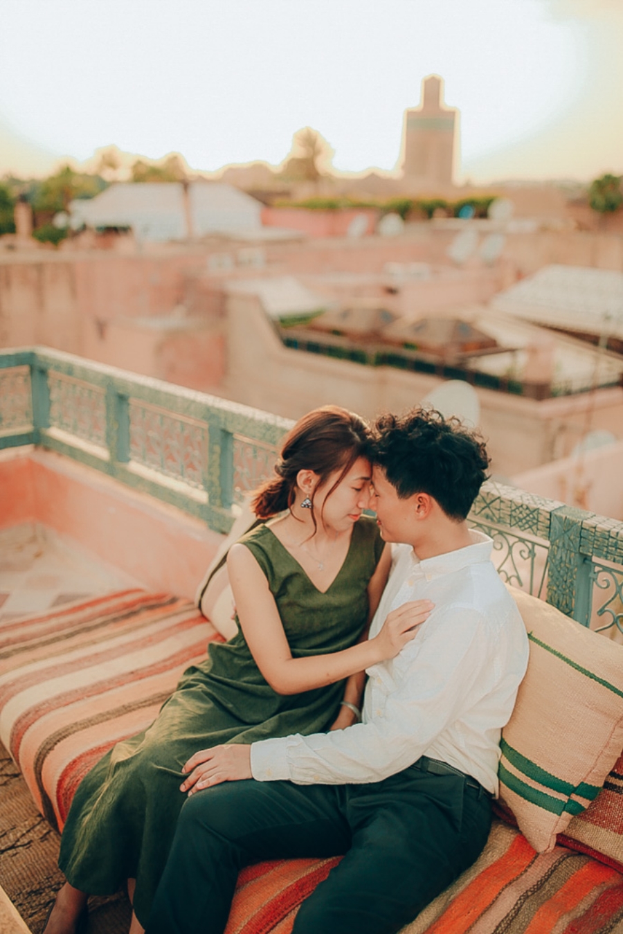 Morocco Pre-Wedding Photoshoot At Marrakech - Le Jardin Secret And Djemma El Fna Tower by Rich on OneThreeOneFour 17