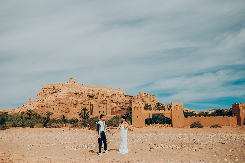 Morocco Pre-Wedding Photoshoot At Aït Benhaddou, Sahara Desert And Marrakech  by Rich on OneThreeOneFour 26