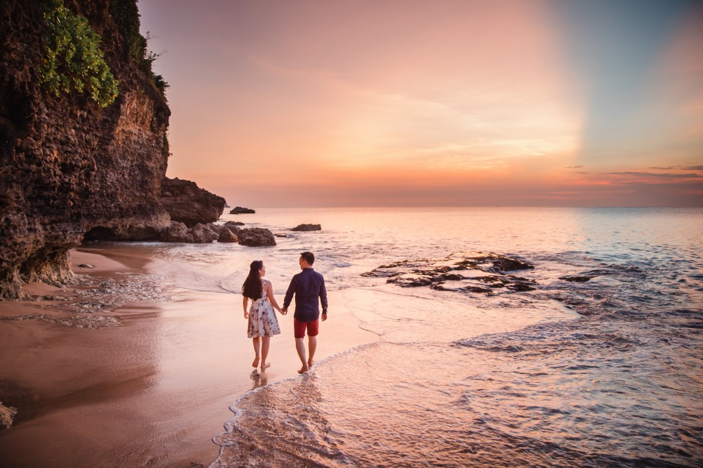 Pre-Wedding Photographer In Bali: Photoshoot At Mount Batur, Kintamani Forest, Cepung Waterfall And Tegal Wangi Beach by Hendra  on OneThreeOneFour 24