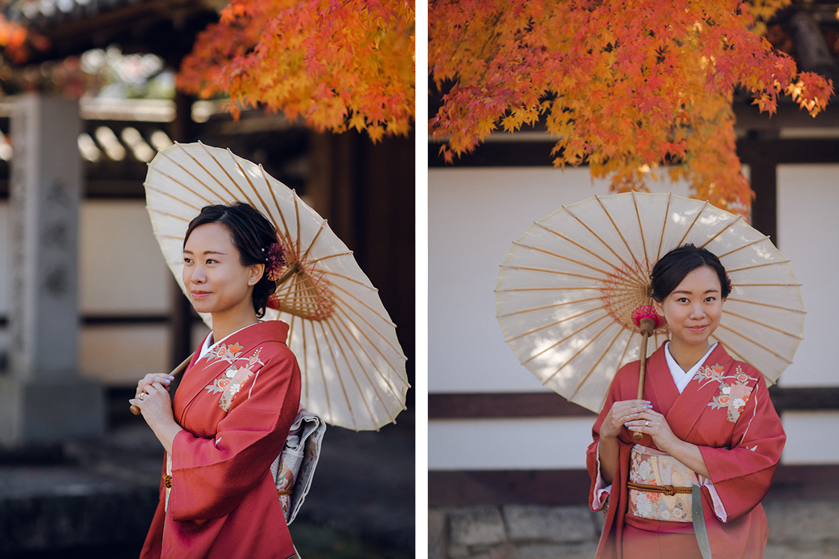 Japan Kyoto Autumn Kimono Shoot at Gion Shrine by Kinosaki on OneThreeOneFour 2