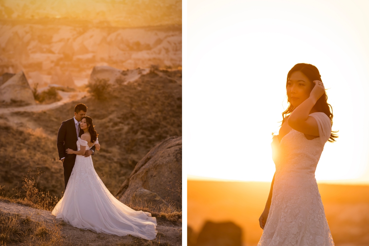 Cappadocia Pre-Wedding Photoshoot Hot Air Balloons Vintage Car Slot Canyon Carpet Shop  by Aric on OneThreeOneFour 9