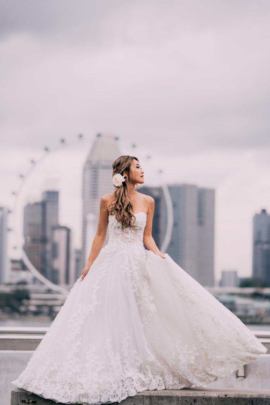 Singapore Pre-Wedding Photoshoot For Canadian Influencer Kerina Wang at Gardens By The Bay and Marina Bay Sands by Michael  on OneThreeOneFour 13
