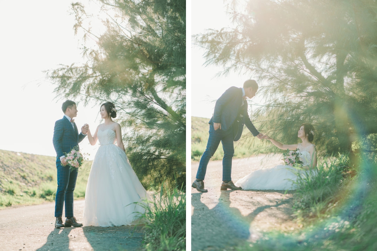 Taiwan Pre-Wedding Photoshoot Zoo Lush Greenery Beach by  on OneThreeOneFour 12