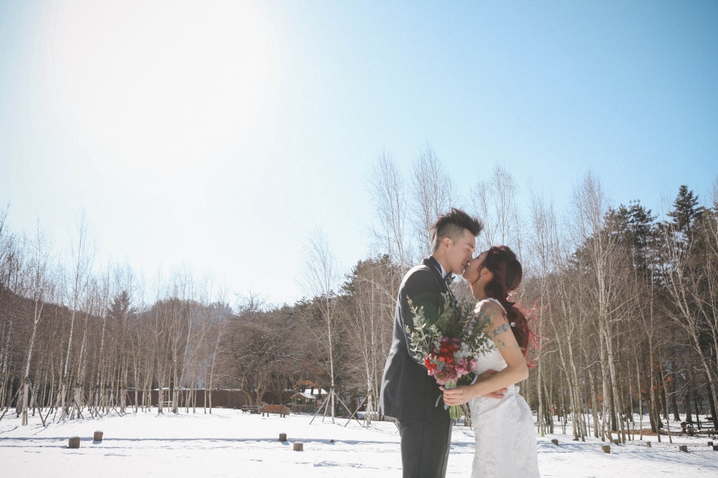 Korea Winter Pre-Wedding Photoshoot At Nami Island by Beomsoo on OneThreeOneFour 5