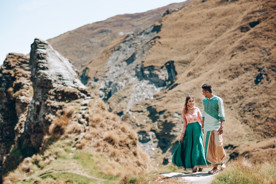 New Zealand Spring Arrowtown Lupins Prewedding Photoshoot  by Mike on OneThreeOneFour 18