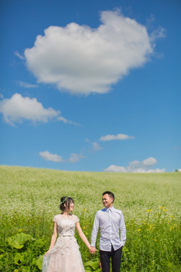 Hokkaido Furano Summer Pre-Wedding Photoshoot At Tomita Lavender Farm by Wu on OneThreeOneFour 6