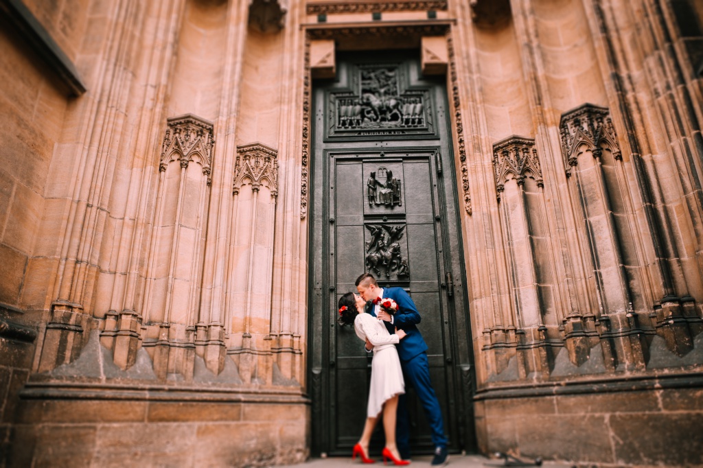 Prague Pre-Wedding Photography At Garden Of The Ramparts In Spring  by Vickie on OneThreeOneFour 1
