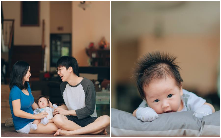 Singapore Family Photoshoot With Newborn Baby At Home by Toh on OneThreeOneFour 23