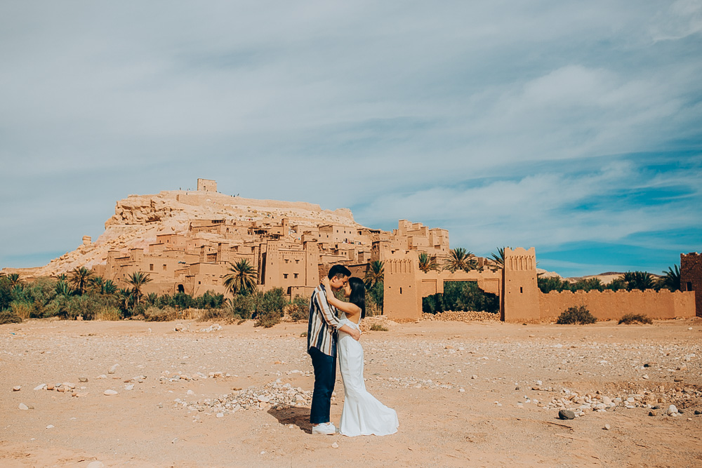 Morocco Pre-Wedding Photoshoot At Aït Benhaddou, Sahara Desert And Marrakech  by Rich on OneThreeOneFour 25