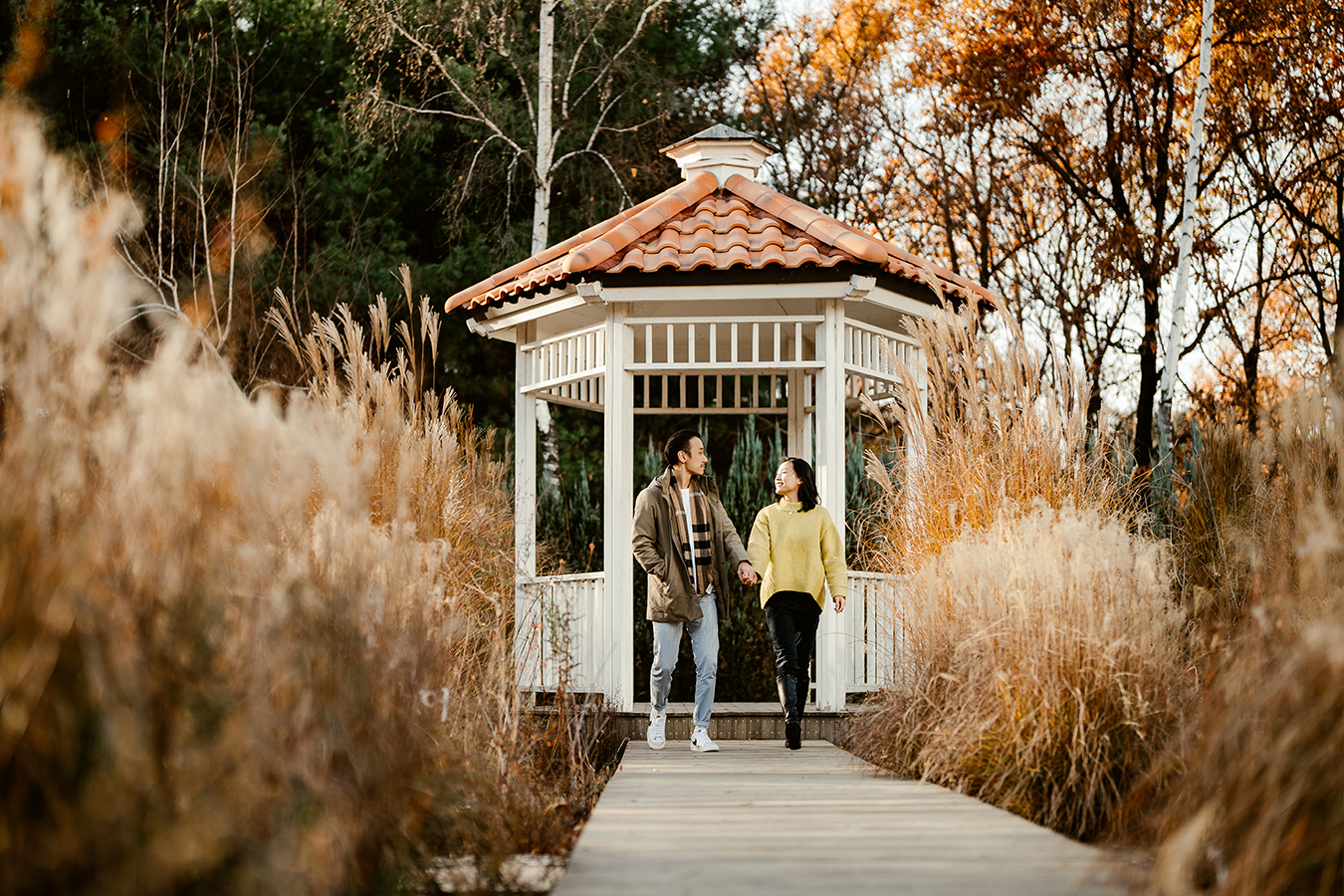 Korea Autumn Casual Couple Photoshoot At Seoul Forest by Jungyeol on OneThreeOneFour 4