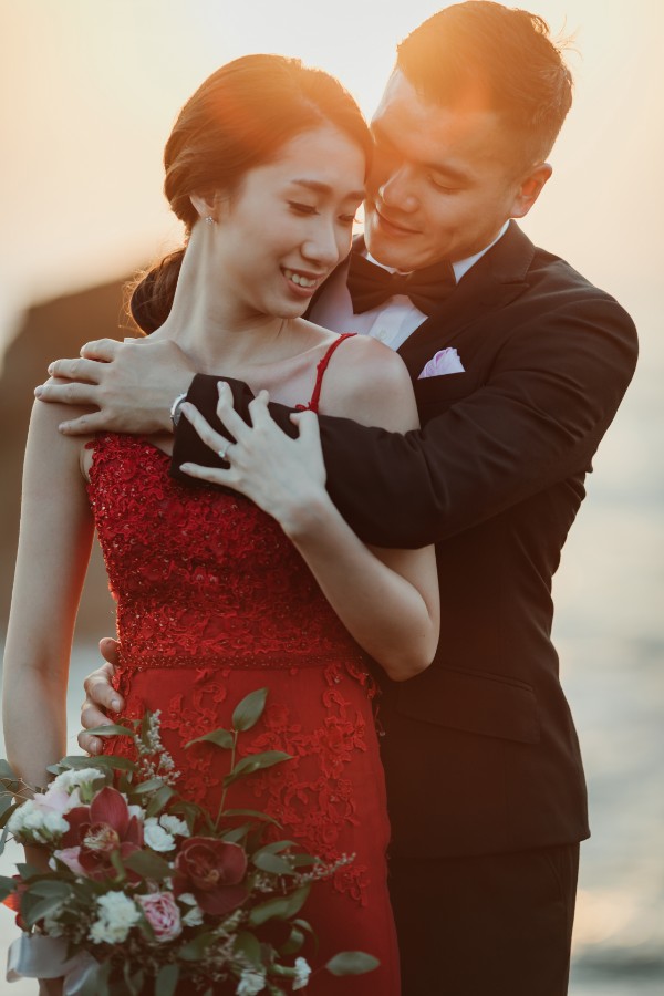 B&R: Pre-wedding photoshoot at Mount Batur Pinggan, Kintamani Lava Field, flower field and Mengening Beach by Hendra on OneThreeOneFour 29