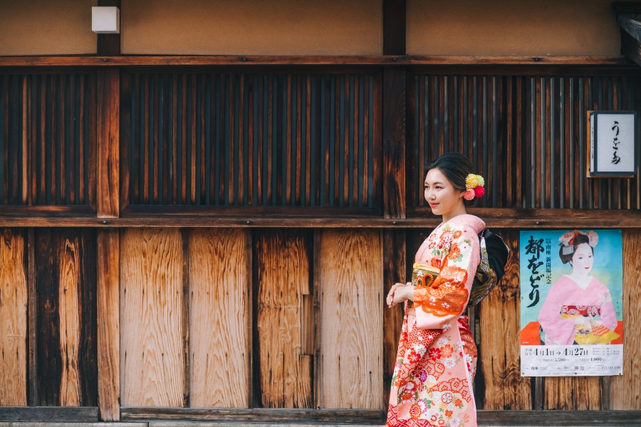 Kyoto Kimono Prewedding Photoshoot Higashiyama District Japan by Shu Hao on OneThreeOneFour 76