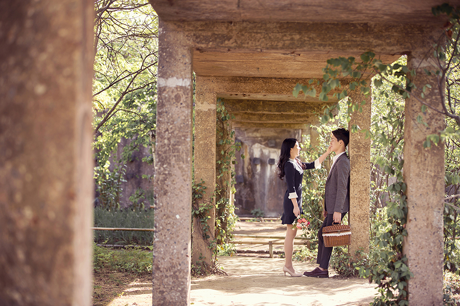 Korea Casual Couple Photoshoot At Seonyudo Park In Spring by Junghoon on OneThreeOneFour 9