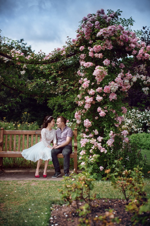 London Pre-Wedding Photoshoot At Abandoned Church Ruins And Richmond Park  by Dom on OneThreeOneFour 11