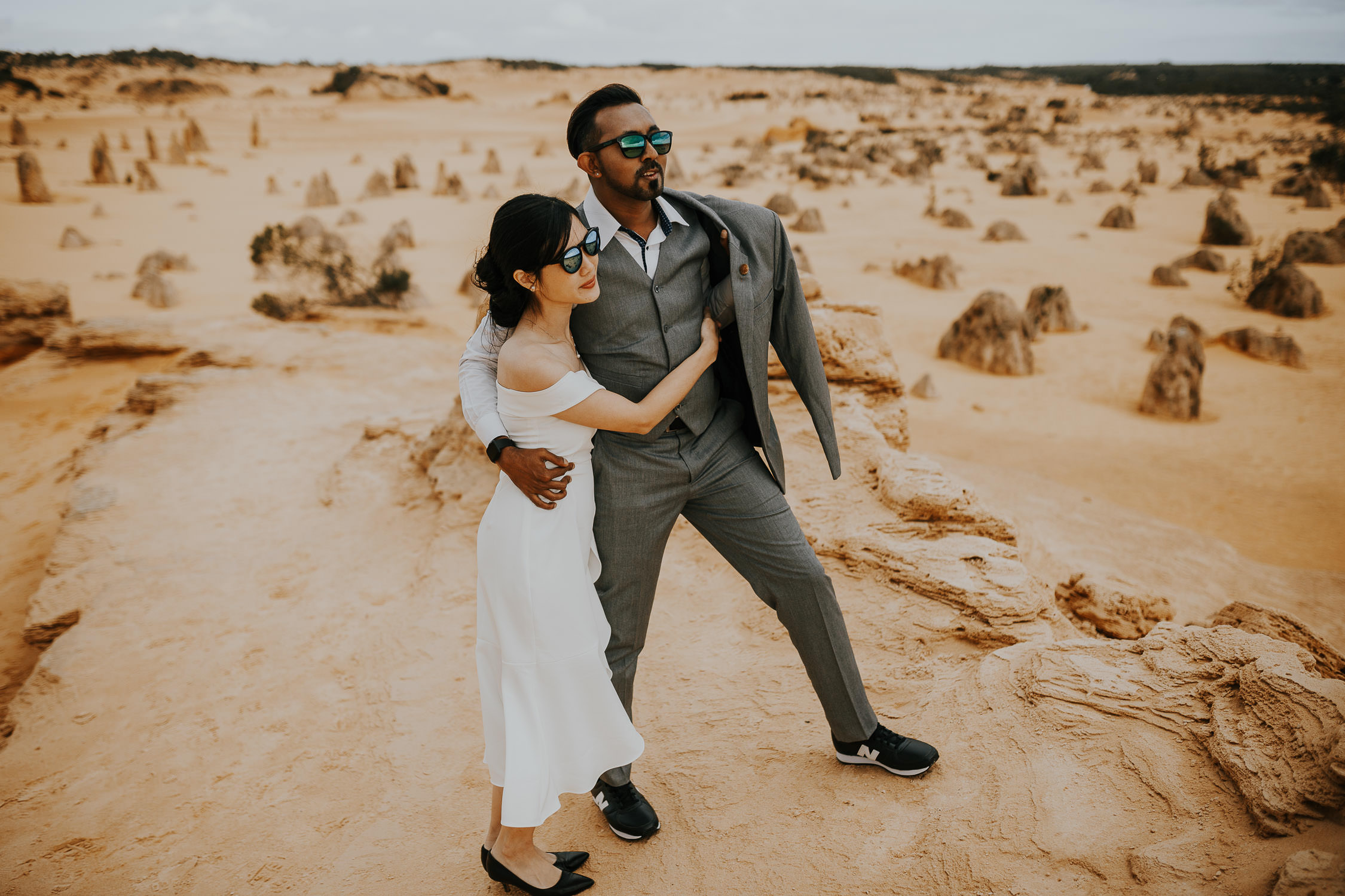 Perth pre-wedding at Lancelin sand dunes, Pinnacles Desert and forest by Naz on OneThreeOneFour 8