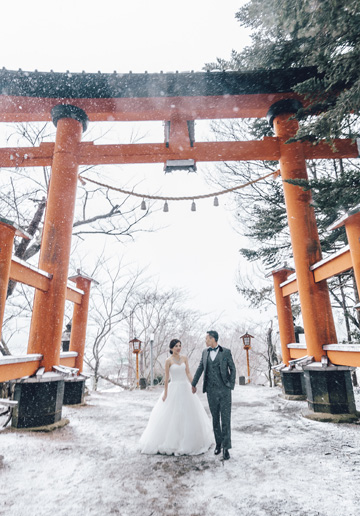 I&V: Japan Tokyo Pre-Wedding And Kimono Photoshoot At Traditional Village And Pagoda During Winter 