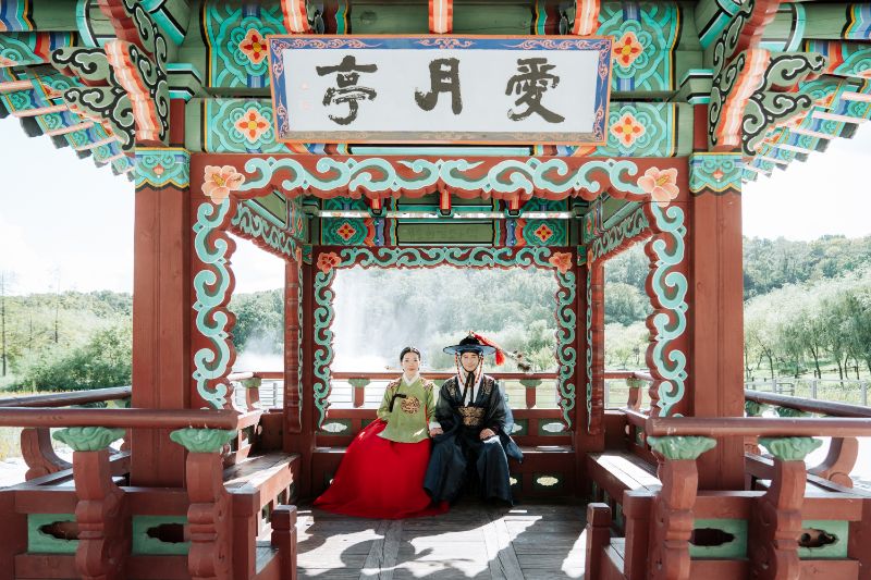 Y&B: Korea Hanbok Pre-Wedding Photoshoot At Dream Forest by Jungyeol on OneThreeOneFour 20