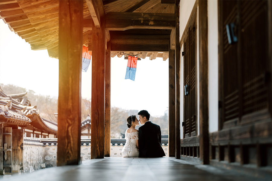韓國首爾櫻花季婚紗拍攝 仙遊島公園和南山谷韓屋村 by Jungyeol on OneThreeOneFour 16